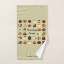 Serviettes pour amateurs de chocolat