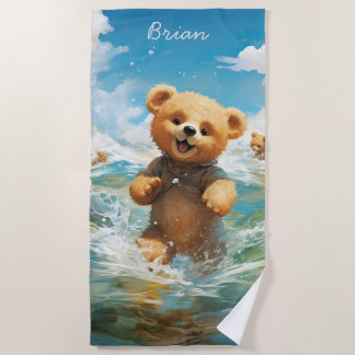 Serviettes pour enfants pour les amateurs de plage