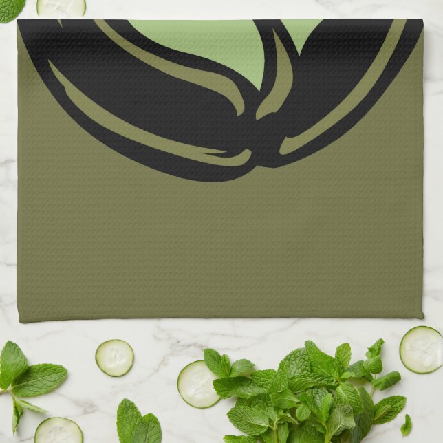 Serviettes Zombie Halloween Cool Serviettes de thé (Plié)