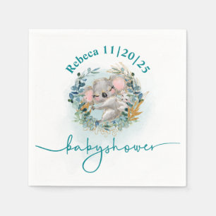 Servilleta de papel Baby Shower "Baby Koala" Napkin