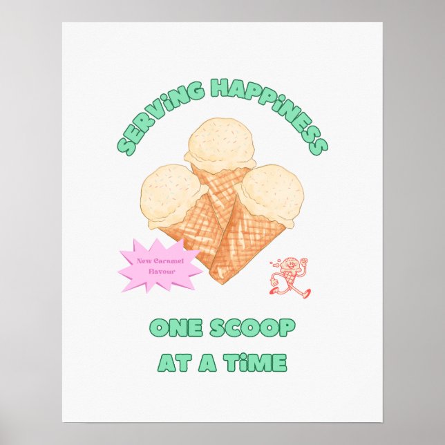 Serving Happiness Poster (Front)