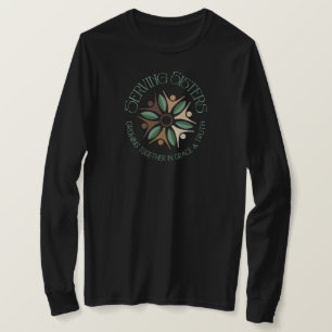 SERVING SISTERS LOGO BLACK LONG SLEEVE T-Shirt
