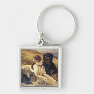 Serving the Guns Keychain