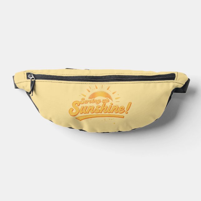 Serving Up Sunshine | Pickleball Tennis Volleyball Fanny Pack (Lay Down)