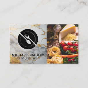 Serving Utensils   Cheese Pasta Tomato   Chef Business Card