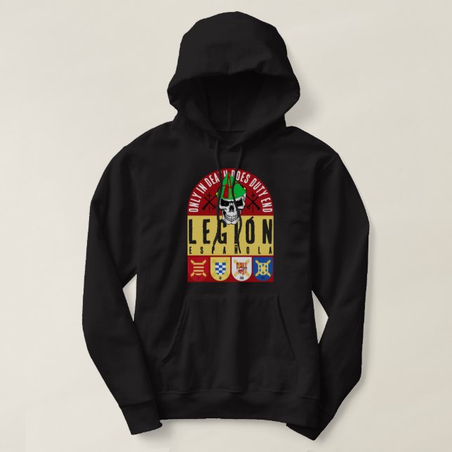 SERVIR HASTA MORIR HOODIE (Design Front)