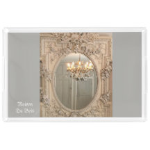 Servir Plateau en acrylique avec un design chic et