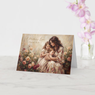 Ses enfants la bénissent Carte de la Fête des Mère