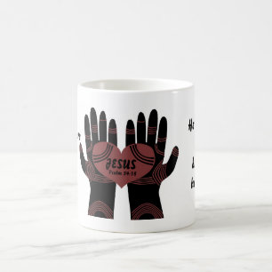 Ses mains sont des mains de guérison tasse