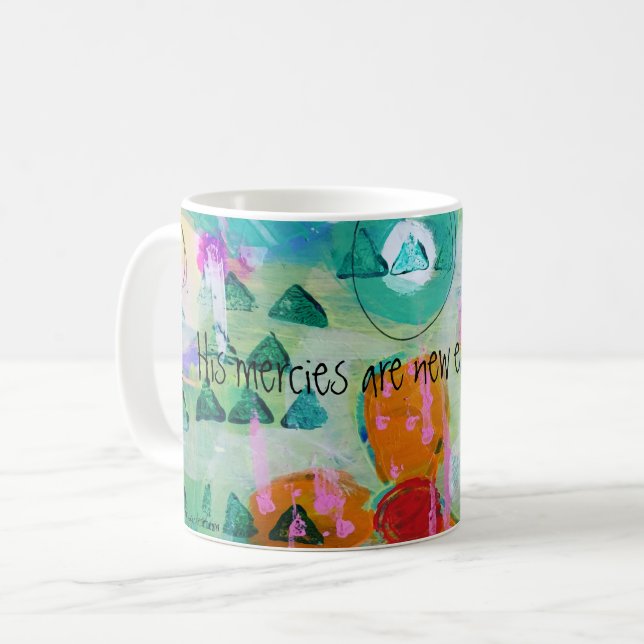 Ses pitiés sont nouvelles chaque tasse de café de (Devant gauche)
