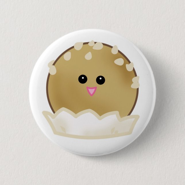 sesame ball button (Front)