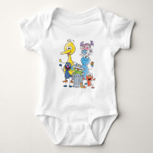 Sesame Pals Doodley Graphic Baby Bodysuit