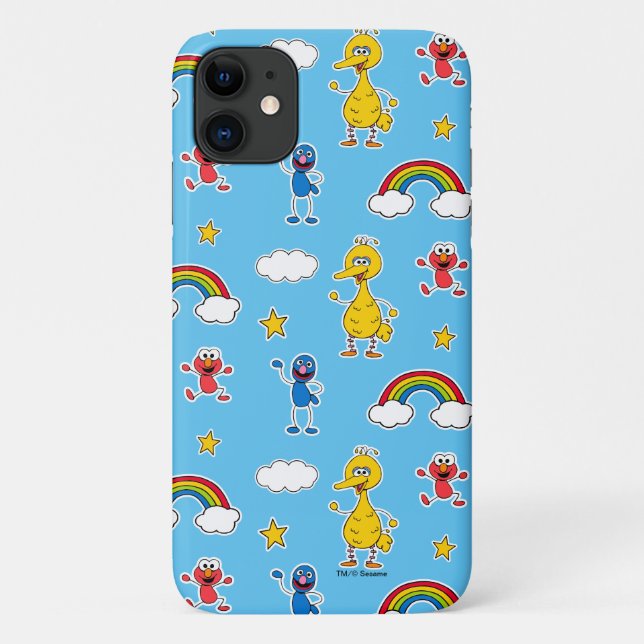 Sesame Pals Rainbow Doodley Pattern Case-Mate iPhone Case (Back)