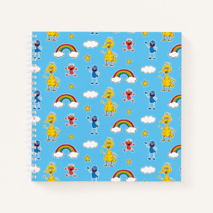 Sesame Pals Rainbow Doodley Pattern Notebook