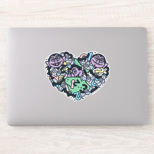Sesame Sesame | Count von Count Doodle Heart (Computer)
