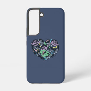 Sesame Sesame   Count von Count Doodle Heart Samsung Galaxy Case
