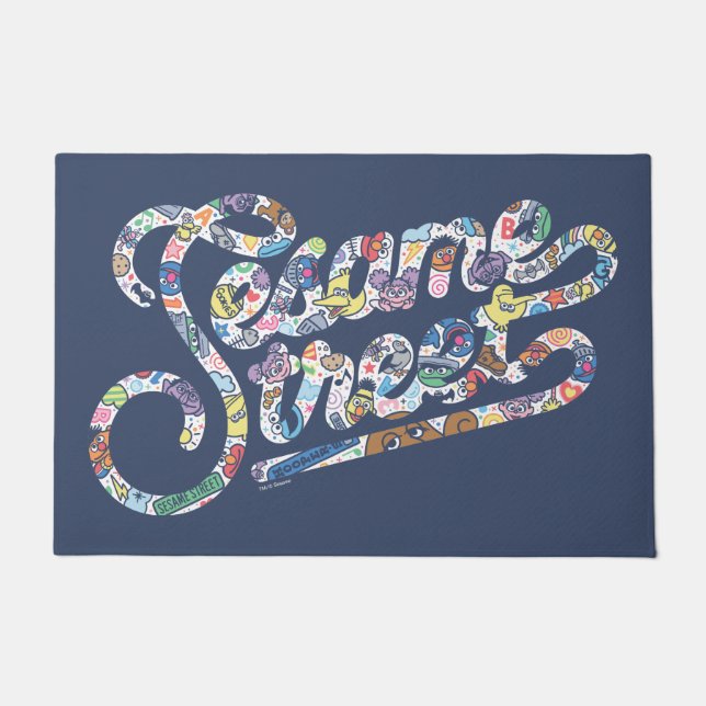 Sesame Sesame | Doodle Logo Doormat (Front)