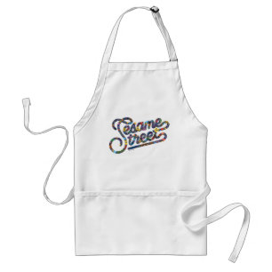 Sesame Sesame   Doodle Logo Standard Apron