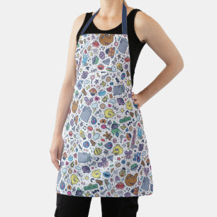 Sesame Sesame   Sesame Pals Doodle Pattern Apron