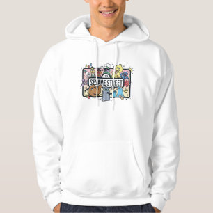 Sesame Sesame   Sesame Pals Doodle Sign Hoodie