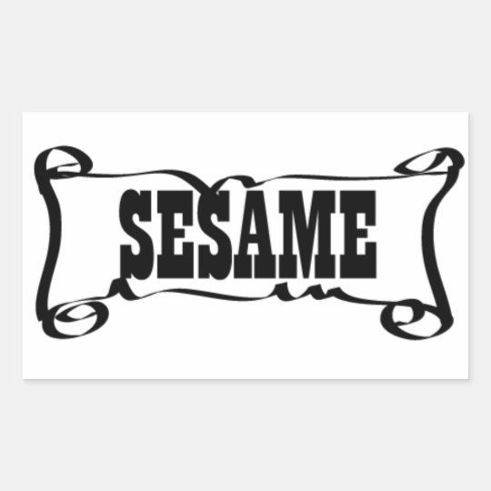 SESAME 'SPICE JAR' STICKER