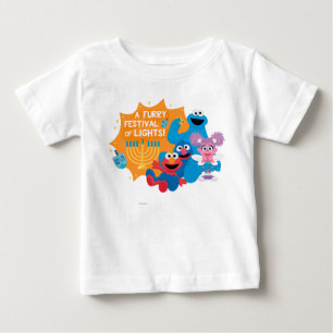 Sesame Street   A Furry Festival of Lights! Baby T-Shirt