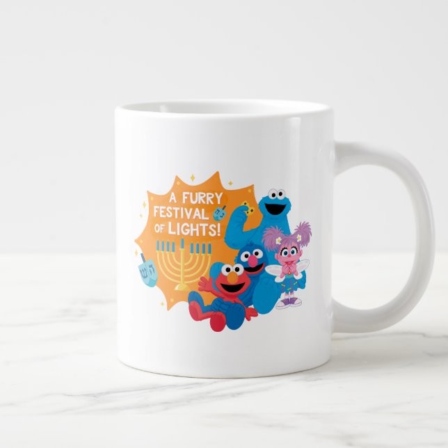 Sesame Street | A Furry Festival of Lights! Large Coffee Mug (Right)