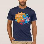 Sesame Street | A Furry Festival of Lights! T-Shirt<br><div class="desc">Celebrate Hanukkah with your favourite Sesame Street friends in this delightful “A Furry Festival of Lights!” design! Featuring Cookie Monster, Elmo, Grover, and Abby Cadabby, this festive illustration captures the joy and warmth of the holiday season. Surrounded by a glowing menorah, playful dreidels, and cheerful smiles, this design is perfect...</div>