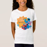 Sesame Street | A Furry Festival of Lights! T-Shirt<br><div class="desc">Celebrate Hanukkah with your favourite Sesame Street friends in this delightful “A Furry Festival of Lights!” design! Featuring Cookie Monster, Elmo, Grover, and Abby Cadabby, this festive illustration captures the joy and warmth of the holiday season. Surrounded by a glowing menorah, playful dreidels, and cheerful smiles, this design is perfect...</div>