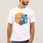 Sesame Street | A Furry Festival of Lights! T-Shirt<br><div class="desc">Celebrate Hanukkah with your favourite Sesame Street friends in this delightful “A Furry Festival of Lights!” design! Featuring Cookie Monster, Elmo, Grover, and Abby Cadabby, this festive illustration captures the joy and warmth of the holiday season. Surrounded by a glowing menorah, playful dreidels, and cheerful smiles, this design is perfect...</div>