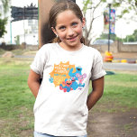 Sesame Street | A Furry Festival of Lights! T-Shirt<br><div class="desc">Celebrate Hanukkah with your favourite Sesame Street friends in this delightful “A Furry Festival of Lights!” design! Featuring Cookie Monster, Elmo, Grover, and Abby Cadabby, this festive illustration captures the joy and warmth of the holiday season. Surrounded by a glowing menorah, playful dreidels, and cheerful smiles, this design is perfect...</div>