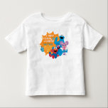 Sesame Street | A Furry Festival of Lights! Toddler T-shirt<br><div class="desc">Celebrate Hanukkah with your favourite Sesame Street friends in this delightful “A Furry Festival of Lights!” design! Featuring Cookie Monster, Elmo, Grover, and Abby Cadabby, this festive illustration captures the joy and warmth of the holiday season. Surrounded by a glowing menorah, playful dreidels, and cheerful smiles, this design is perfect...</div>