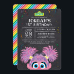 Sesame Street | Abby Cadabby Chalkboard Birthday Invitation<br><div class="desc">Invite all your family and friends to your child's birthday with these chalkboard birthday invitations featuring Abby Cadabby! Personalize by adding all your party details!</div>
