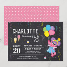 Sesame Street | Abby Cadabby Chalkboard Birthday