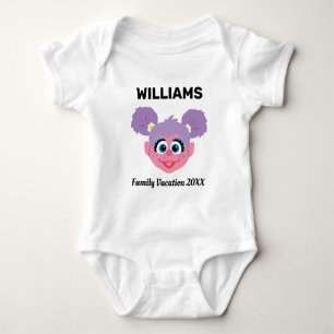 Sesame Street   Abby Cadabby Family Vacation Baby Bodysuit