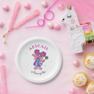 Sesame Street Abby Cadabby Sparkles Birthday Paper Plate
