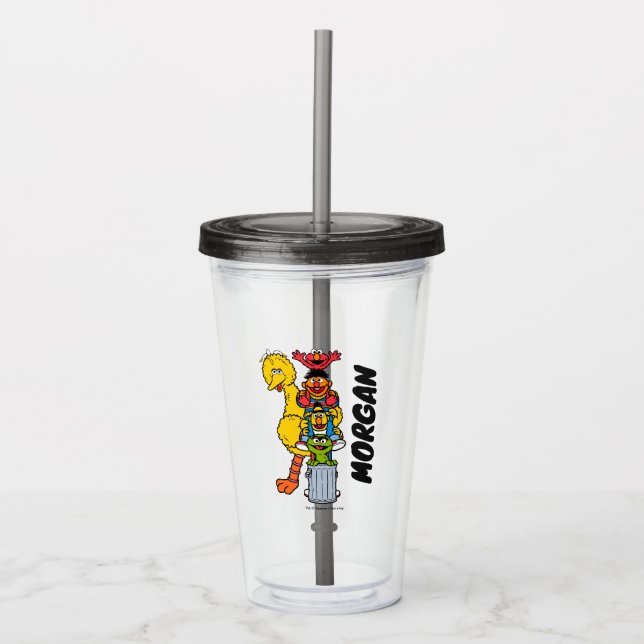 Sesame Street | Add Your Name Acrylic Tumbler (Front)