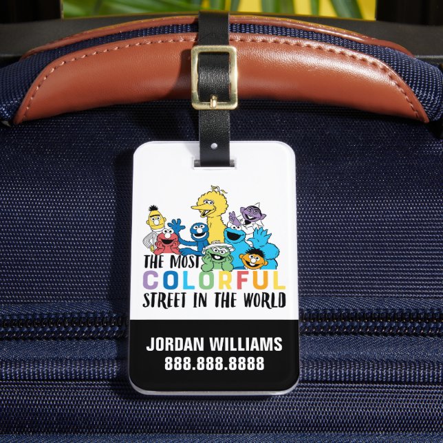 Sesame Street | Add Your Name Luggage Tag (Front Insitu 2)