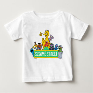 Sesame Street   All Around the Sesame Street Sign Baby T-Shirt