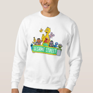 Sesame Street   All Around the Sesame Street Sign Sweatshirt
