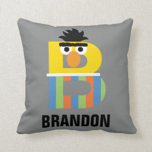 Sesame Street   B is for Bert Throw Pillow