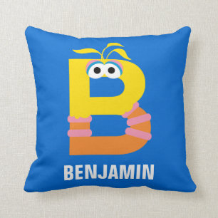 Sesame Street   B is for Big Bird Throw Pillow