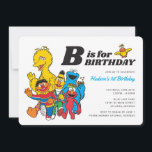 Sesame Street | B is for Birthday Boy Invitation<br><div class="desc">This vibrant birthday invitation features Sesame Street favourites, including Elmo and Cookie Monster, with the playful phrase "B is for Birthday Boy." Bright colours, cheerful accents, and a fun design make it perfect for celebrating your little one’s special day. Customizable with your party details, this invitation sets the tone for...</div>