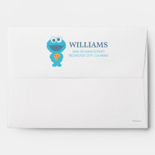 Sesame Street   Baby Cookie Monster Envelope