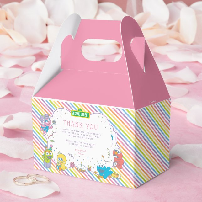 Sesame Street | Baby's First Birthday Favor Box (Wedding)