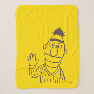 Sesame Street   Bert Bright Sherpa Blanket