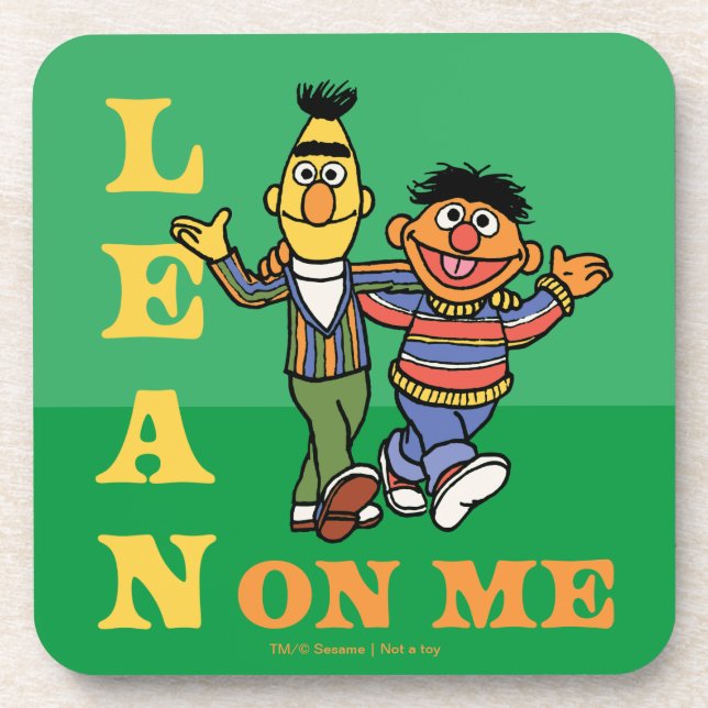 Sesame Street | Bert & Ernie Lean on Me Coaster (Front)