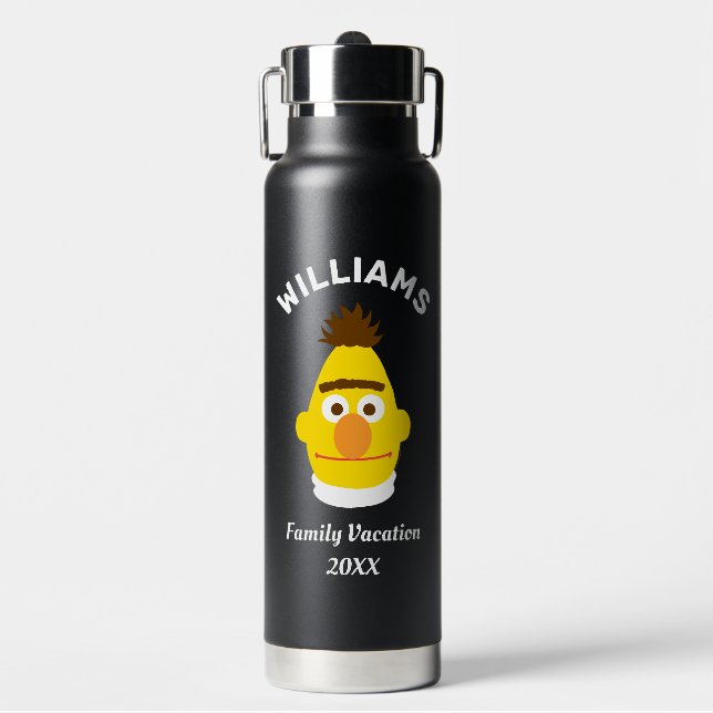 Sesame Street | Bert Family Vacation Water Bottle (Front)