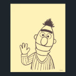 Sesame Street | Bert Poster<br><div class="desc">Check out this cute Sesame Street design featuring Bert.</div>