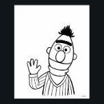 Sesame Street | Bert Poster<br><div class="desc">Check out this cute Sesame Street design featuring Bert.</div>
